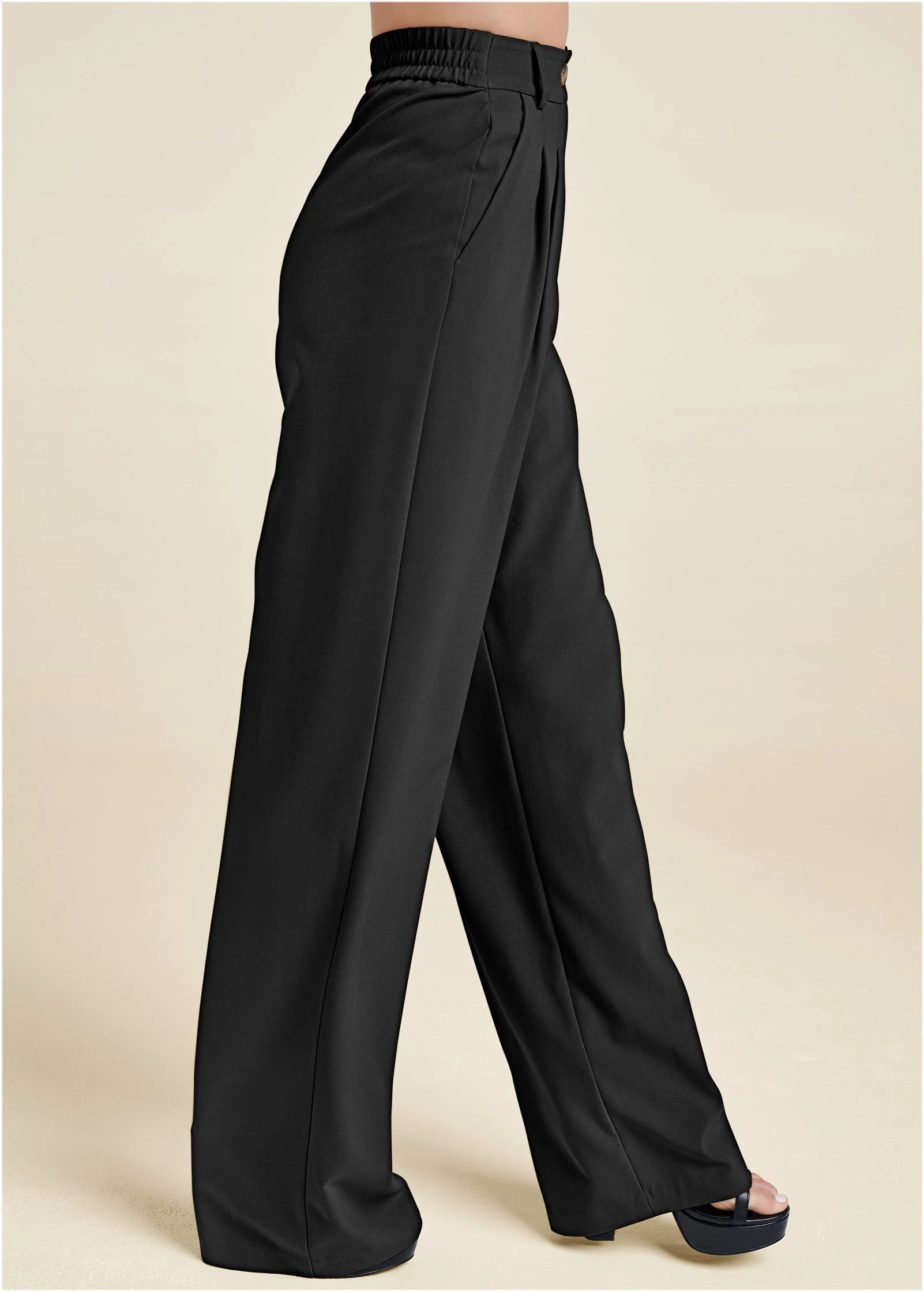 Suiting Trouser Pants - Black - Image 3