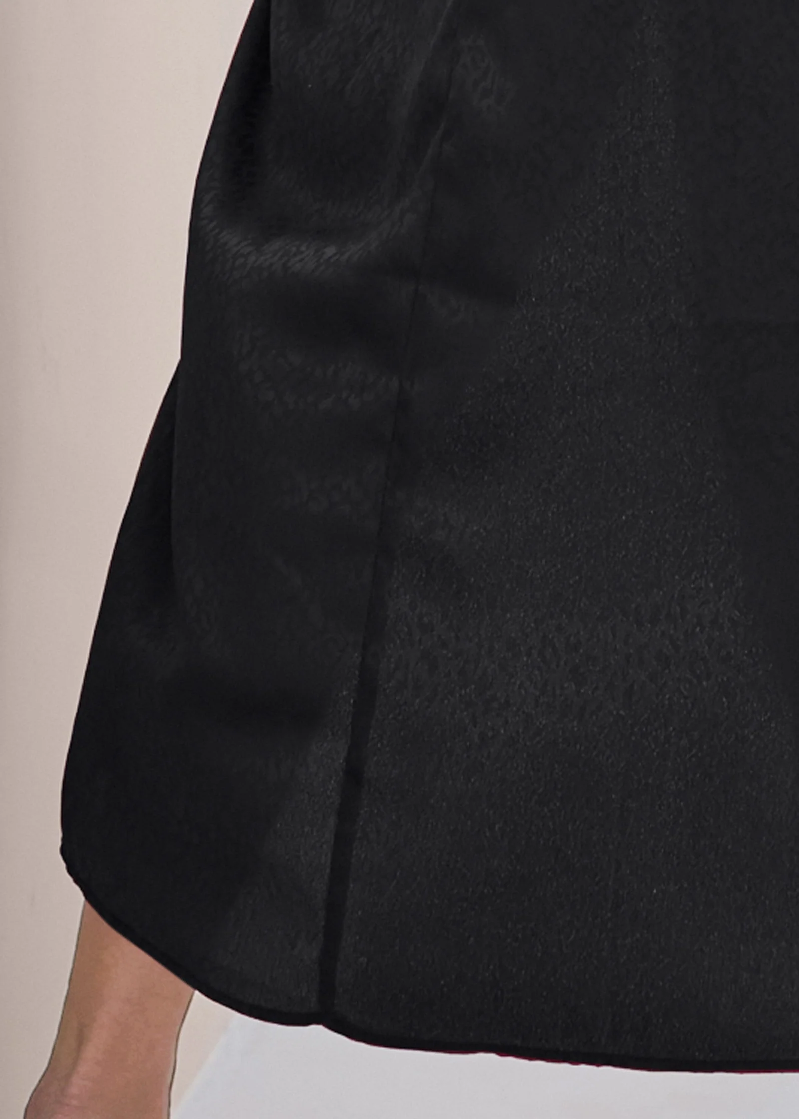 Jacquard Skirt - Black - Image 5