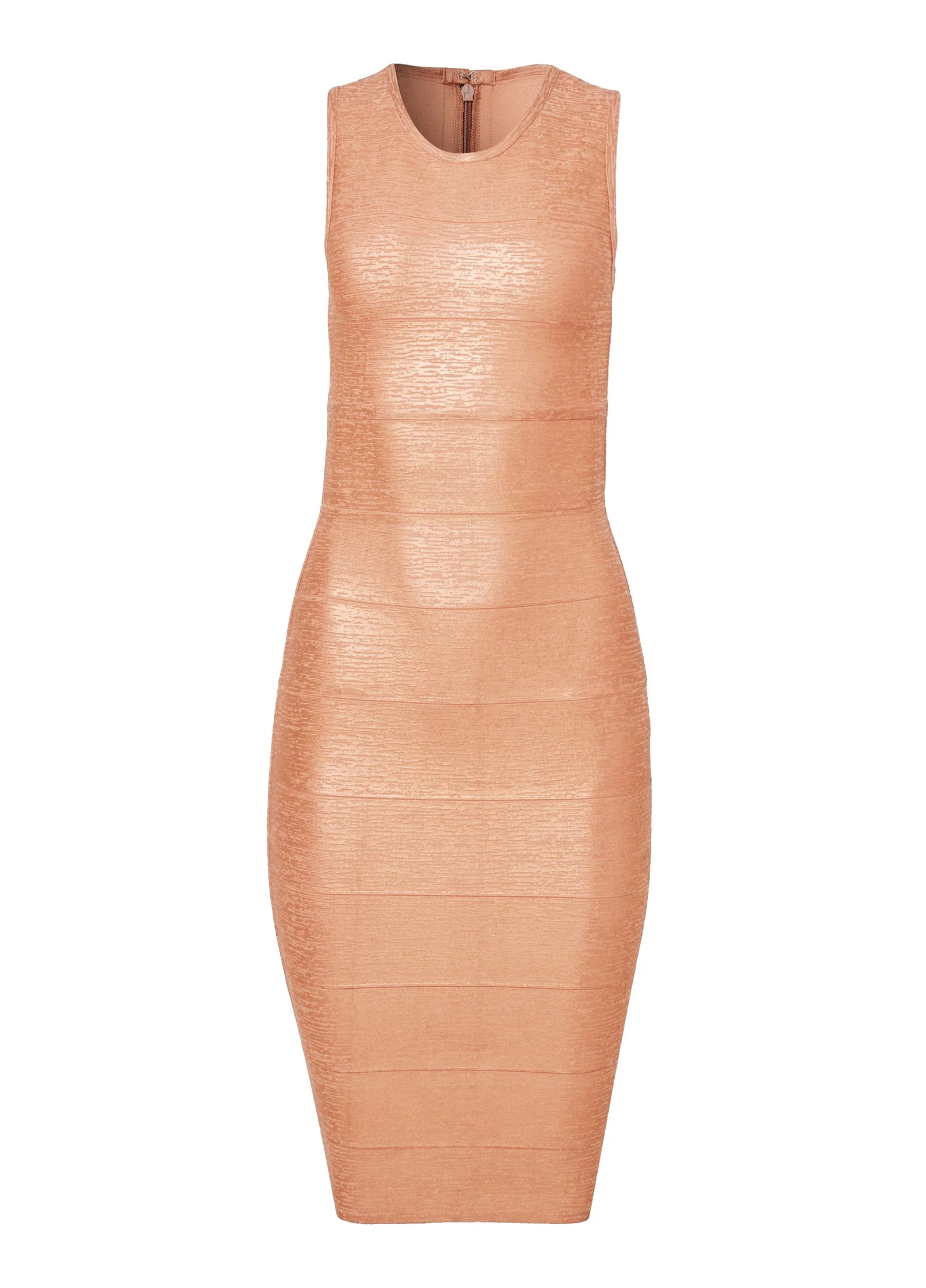 Bandage Mini Dress - Rose Gold - Image 5