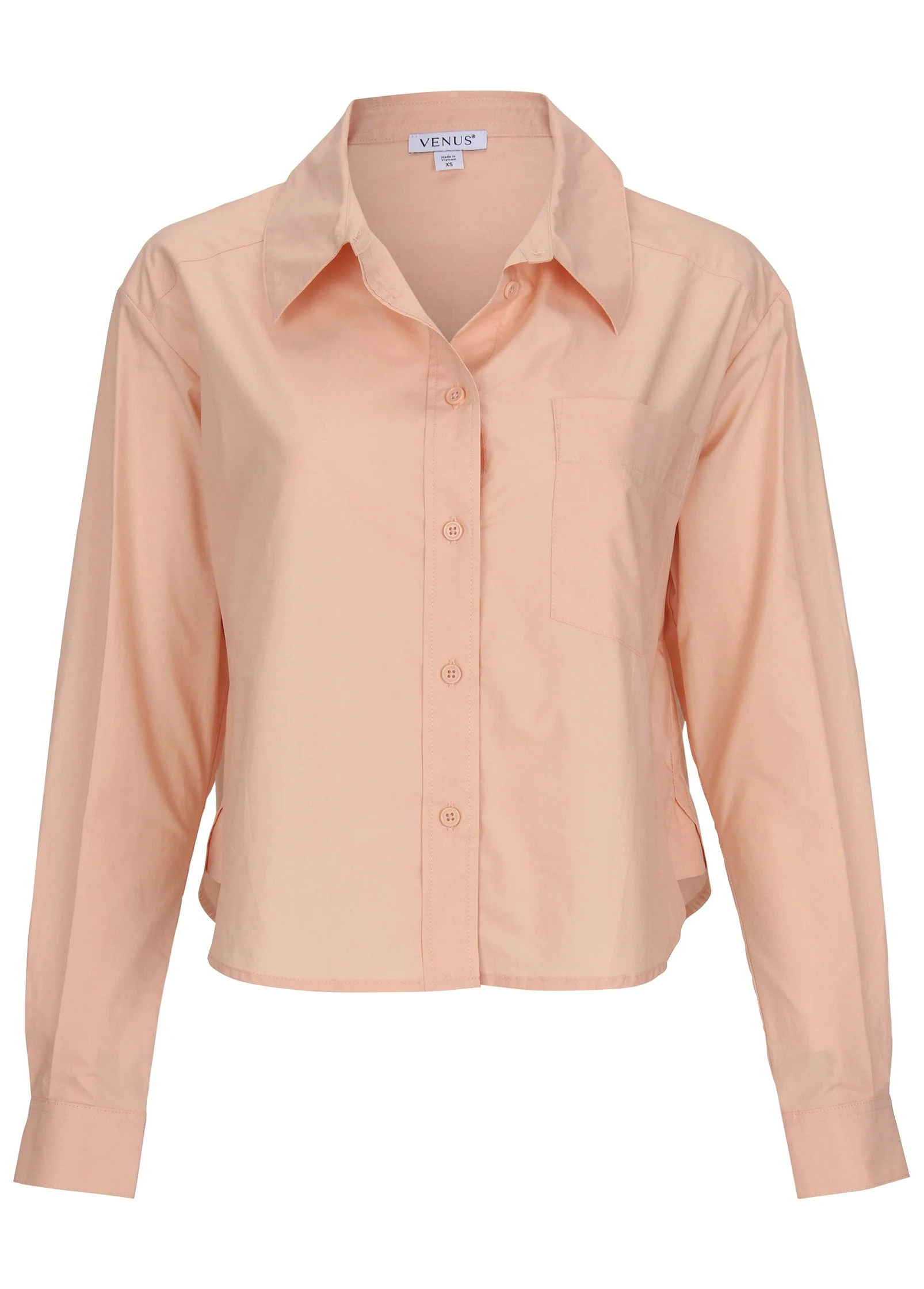 Cropped Button-Down - Evening Sand - Image 3