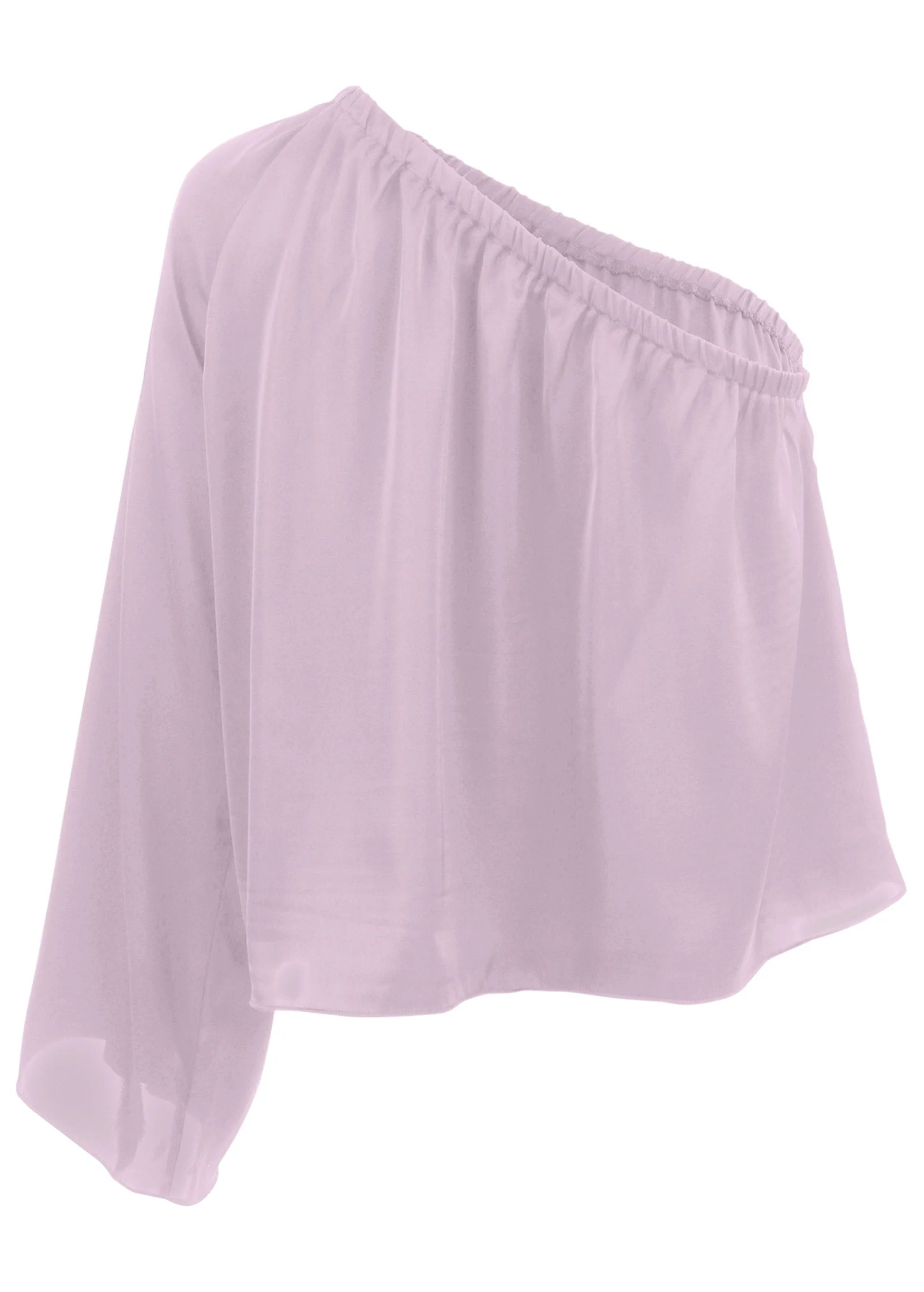 One Shoulder Top - Lilac - Image 5