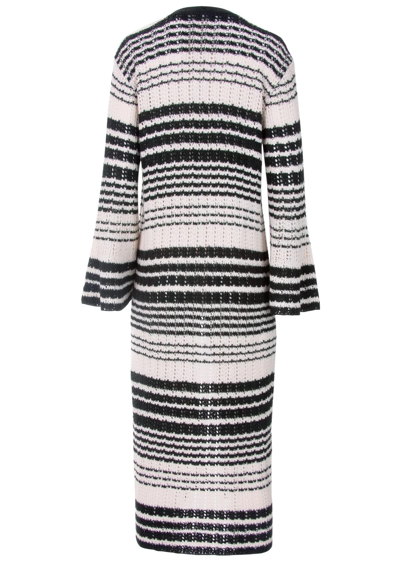 Stripe Duster  - White Multi - Image 4