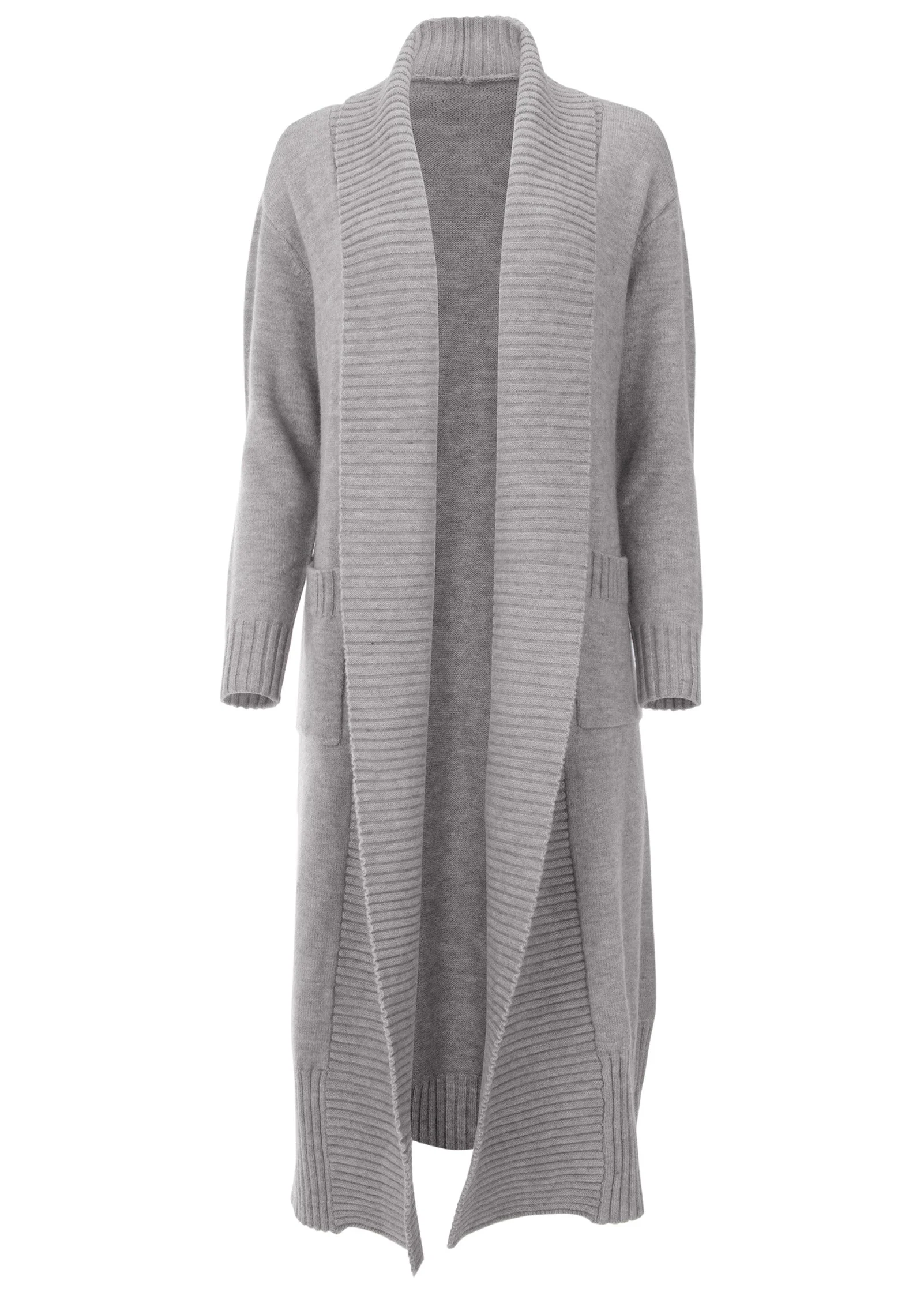 Cardigan Duster - Medium Heather Grey - Image 4